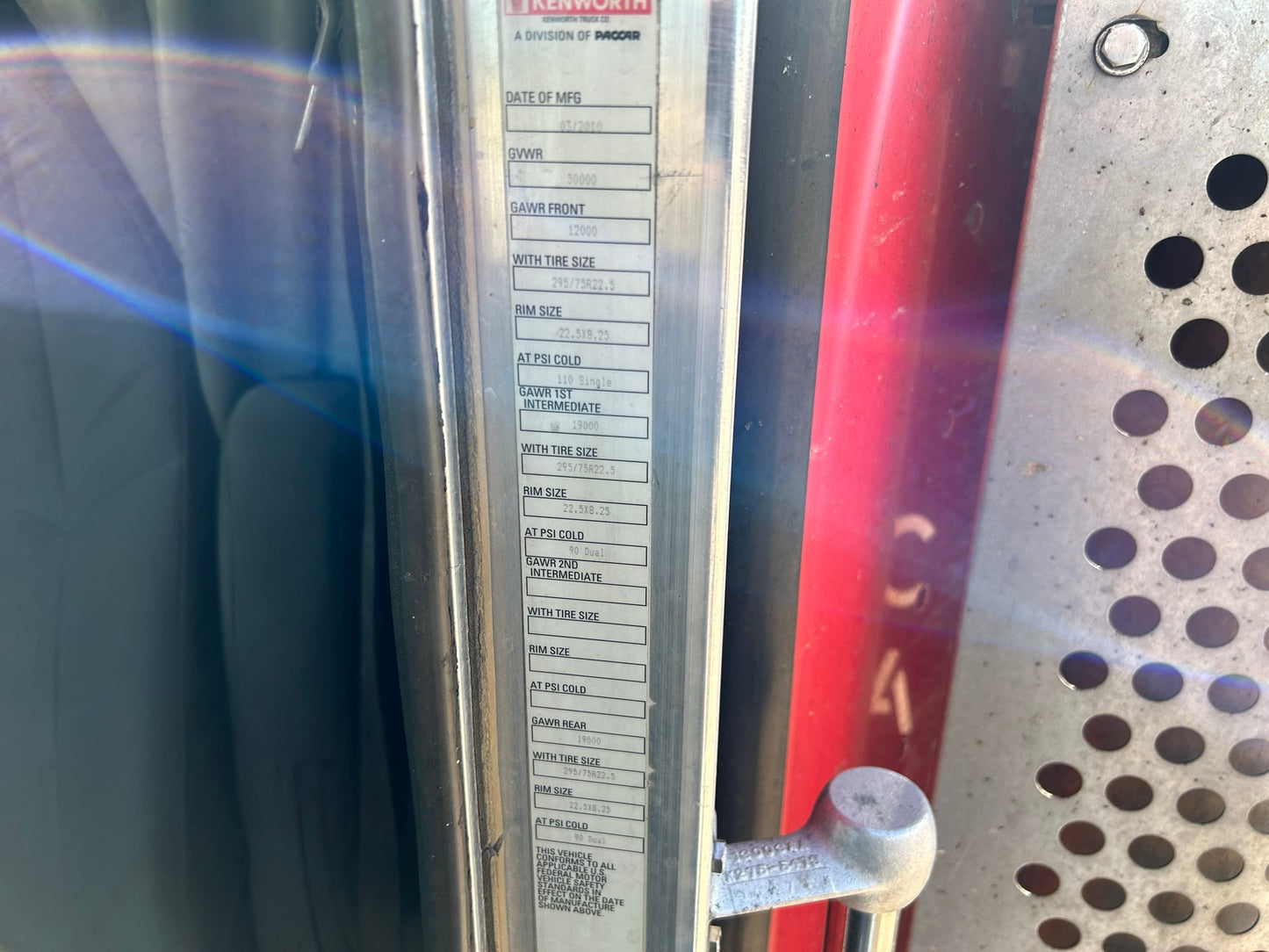 2011 Kenworth T800