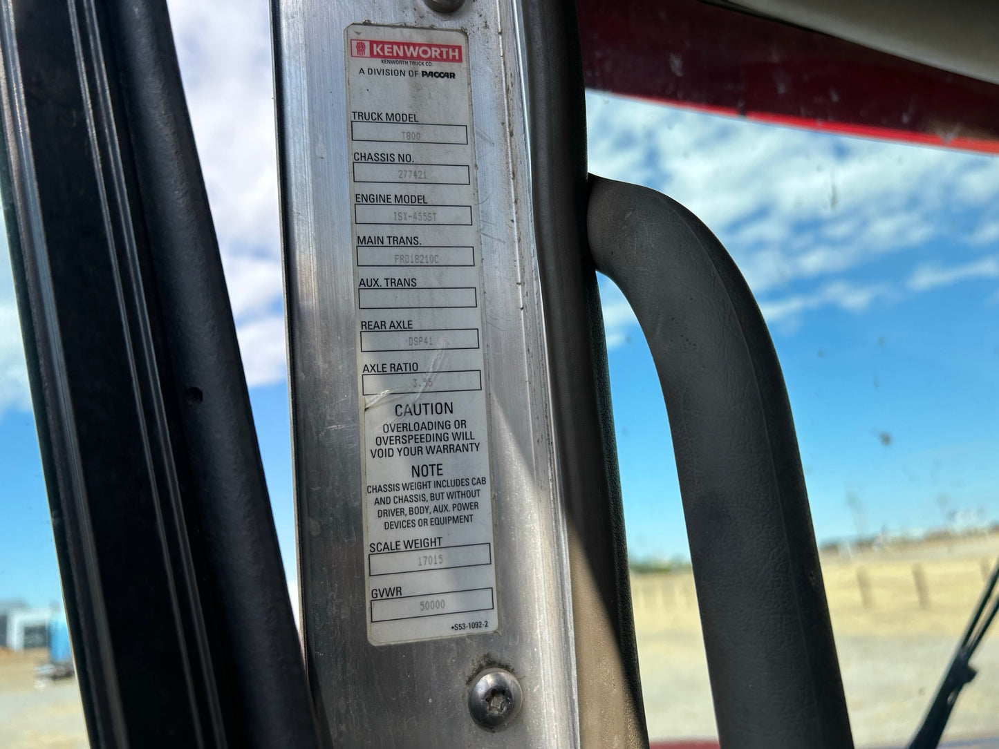 2011 Kenworth T800